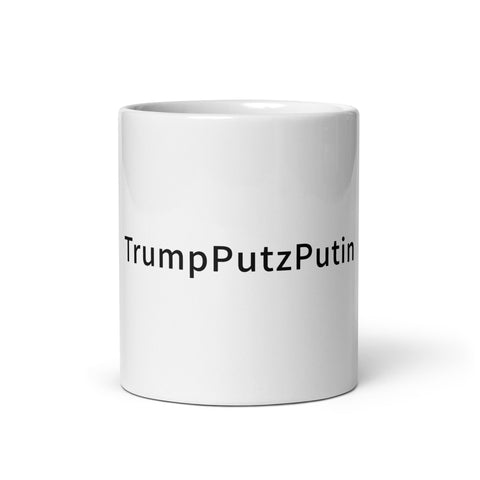 White glossy mug - TrumpPutzPutin