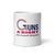 White glossy mug - Guns A Right Ban Assault Weapons